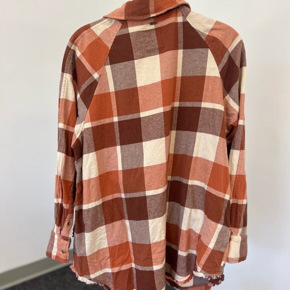 Rip Curl Pacific Dreams Cotton Flannel Shirt - Size Small - Picture 5 of 7